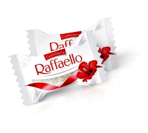 Конфеты RAFFAELLO с цельным миндальным орехом в кокосовой стружке, 90 г, 9020000000310