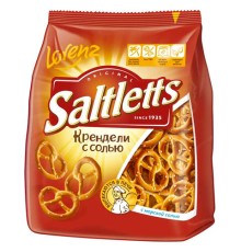 Крендели-мини с солью Lorenz SALTLETTS Классические, 150 г, 16210000426