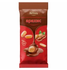 Арахис NUTSTORY в молочной шоколадной глазури, 500 г, ООС111