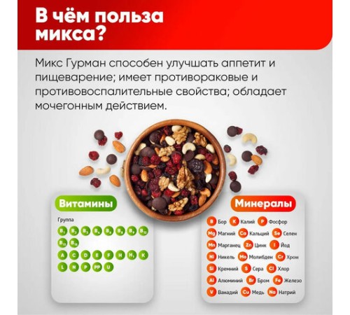 Ореховая смесь сушеная NARMAK 