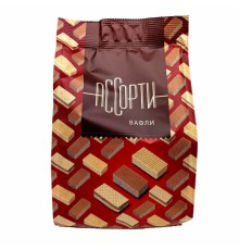 Вафли CONFASHION, ассорти вкусов: крем-брюле, кофе с молоком, халва, 250 г, УТ-00031159