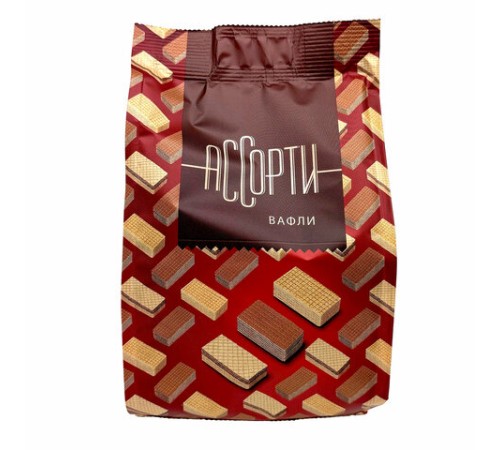 Вафли CONFASHION, ассорти вкусов: крем-брюле, кофе с молоком, халва, 250 г, УТ-00031159
