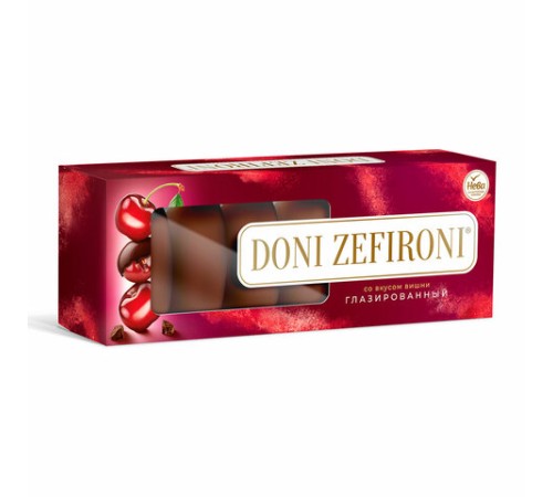 Зефир глазированный DONI ZEFIRONI со вкусом вишни, 210 г