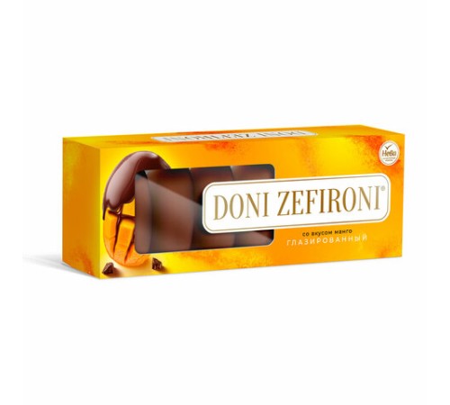 Зефир глазированный DONI ZEFIRONI со вкусом манго, 210 г