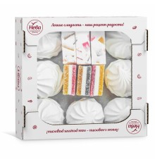Набор НЕВА, ассорти: зефир ванильный, мармелад трехслойный, пастила с кусочками мармелада, 650 г