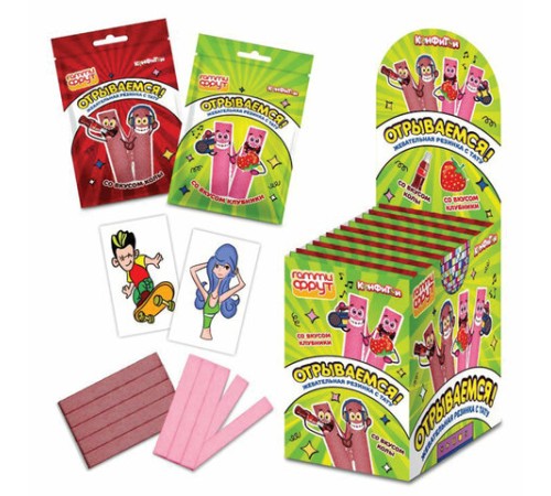 Жевательная резинка с тату ГАММИ ФРУТ 