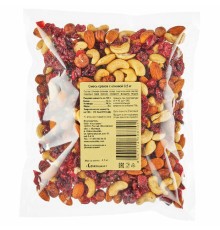 Смесь орехов с клюквой, СЕМУШКА, 500 г