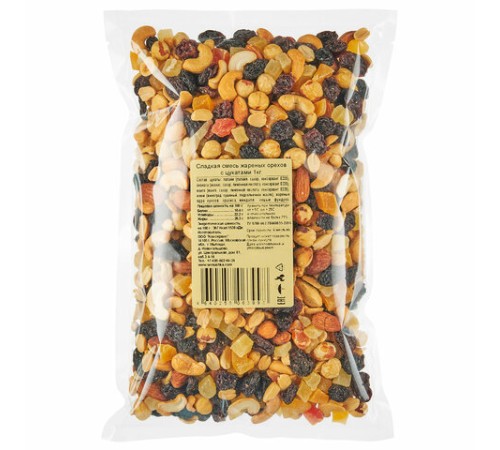 Смесь сладкая жареных орехов с цукатами, СЕМУШКА, 1 кг