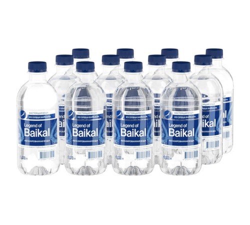 Вода негазированная питьевая LEGEND OF BAIKAL 0,33 л, УТ-00000514