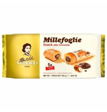 Печенье слоеное MATILDE VICENZI, трубочки с начинкой из фундука, 125 г, ИТАЛИЯ