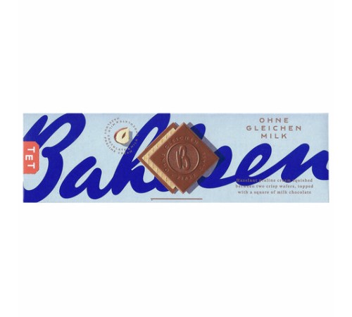 Вафли BAHLSEN с молочным шоколадом и начинкой из орехового крема 125 г, ГЕРМАНИЯ