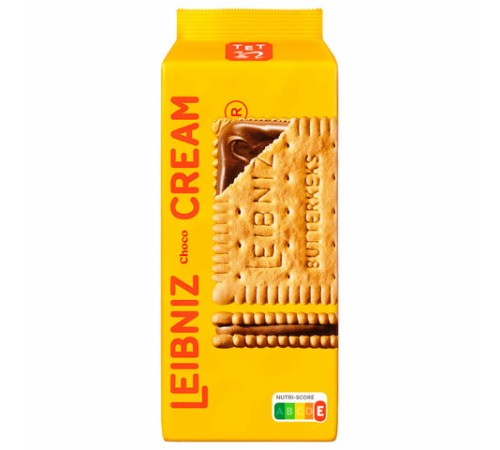 Печенье-сэндвич сливочное LEIBNIZ 