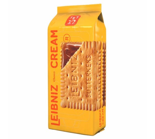 Печенье-сэндвич сливочное LEIBNIZ 