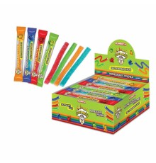 Мармеладная трубочка ВЗРЫВ МОЗГА в кислой обсыпке с кислой пудрой внутри, 15 г, КОНФИТОЙ, КТ95109