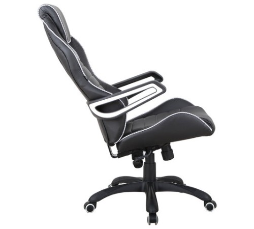 Кресло компьютерное BRABIX "Techno Pro GM-003", экокожа, черное/серое, вставки серые, 531814 Кресло компьютерное BRABIX "Techno Pro GM-003", экокожа, черное/серое, вставки серые, 531814