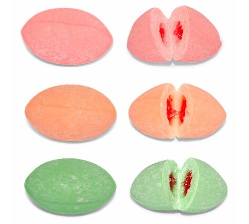 Конфета жевательная КИСЛАЯ АТАКА с кислым центром, ассорти 3 вкусов, 4,5 г, KA-1-1