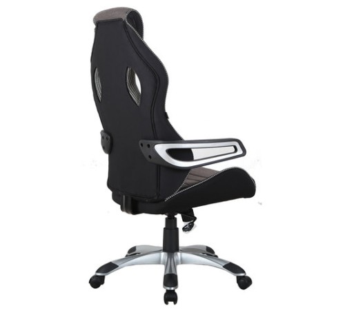 Кресло компьютерное BRABIX "Techno GM-002", ткань, черное/серое, вставки белые, 531815 Кресло компьютерное BRABIX "Techno GM-002", ткань, черное/серое, вставки белые, 531815