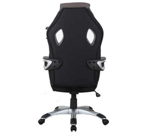 Кресло компьютерное BRABIX "Techno GM-002", ткань, черное/серое, вставки белые, 531815 Кресло компьютерное BRABIX "Techno GM-002", ткань, черное/серое, вставки белые, 531815