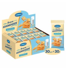 Печенье сахарное классическое КОЛОМЕНСКОЕ, 30 шт. по 30 г, в шоубоксе