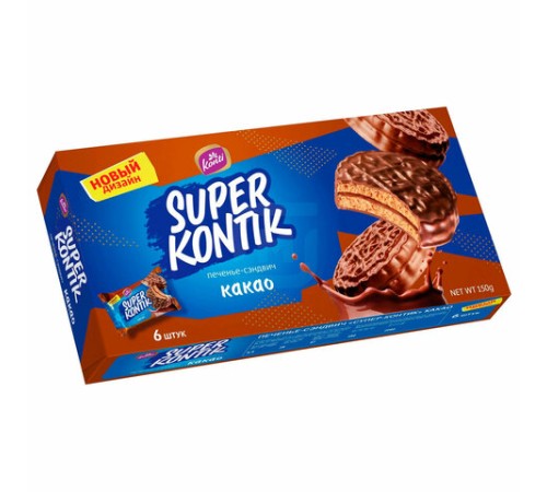 Печенье-сэндвич KONTI 