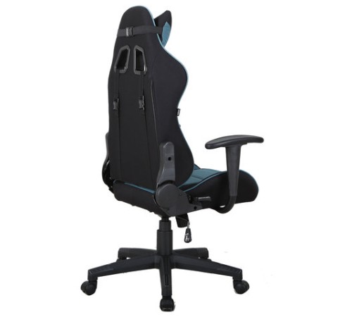 Кресло компьютерное BRABIX "GT Racer GM-100", две подушки, ткань, черное/голубое, 531818 Кресло компьютерное BRABIX "GT Racer GM-100", две подушки, ткань, черное/голубое, 531818