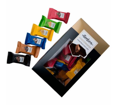 Конфеты мини-вафли в индивидуальной упаковке SORBON 