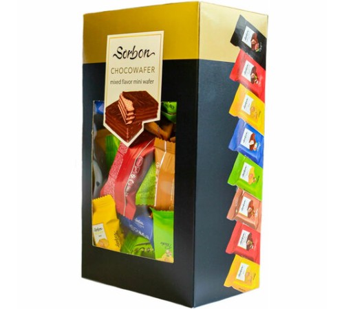 Конфеты мини-вафли в индивидуальной упаковке SORBON 