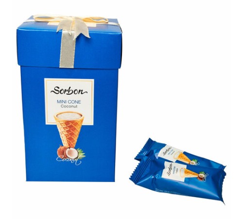 Конфеты мини-рожки в индивидуальной упаковке SORBON 
