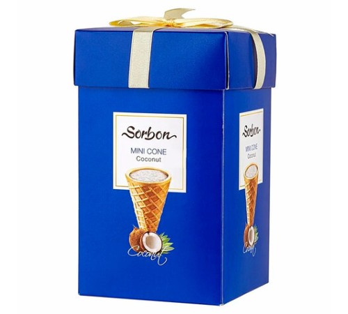 Конфеты мини-рожки в индивидуальной упаковке SORBON 