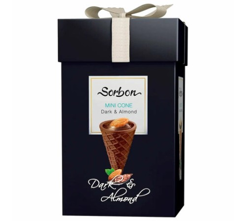 Конфеты мини-рожки в индивидуальной упаковке SORBON 