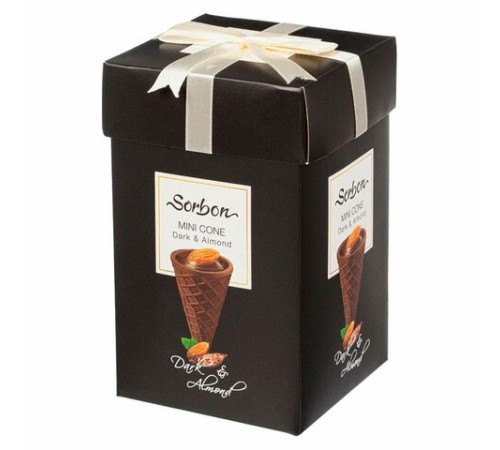 Конфеты мини-рожки в индивидуальной упаковке SORBON 