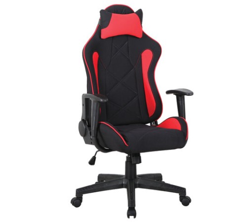 Кресло компьютерное BRABIX "GT Racer GM-101", подушка, ткань, черное/красное, 531820 Кресло компьютерное BRABIX "GT Racer GM-101", подушка, ткань, черное/красное, 531820