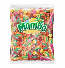 Конфеты жевательные MAMBA Ассорти, 1000 г, 09025А00000095
