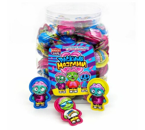 Жевательный мармелад с кислой начинкой 