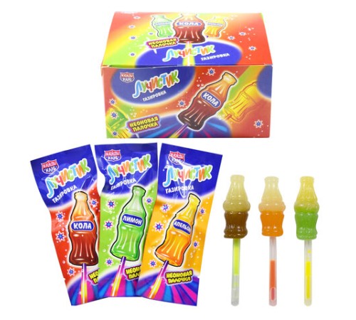 Карамель на неоновой палочке 