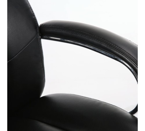 Кресло офисное BRABIX PREMIUM "Direct EX-580", хром, рециклированная кожа, черное, 531824