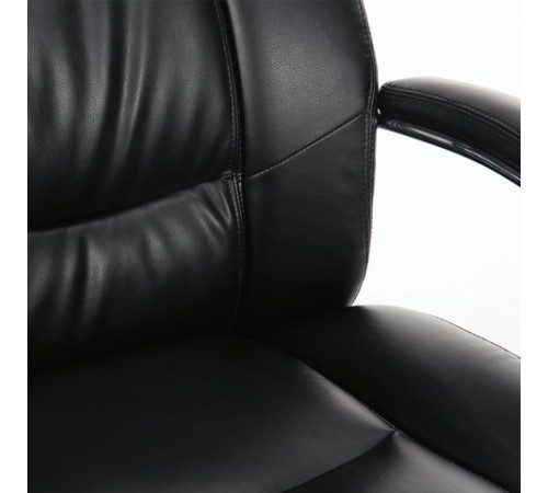Кресло офисное BRABIX PREMIUM "Direct EX-580", хром, рециклированная кожа, черное, 531824