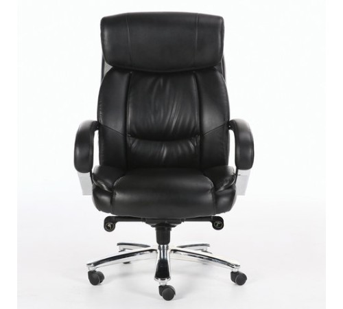 Кресло офисное BRABIX PREMIUM "Direct EX-580", хром, рециклированная кожа, черное, 531824