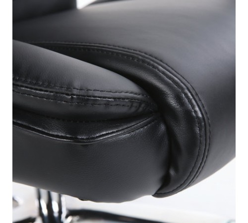 Кресло офисное BRABIX PREMIUM "Advance EX-575", хром, экокожа, черное, 531825 Кресло офисное BRABIX PREMIUM "Advance EX-575", хром, экокожа, черное, 531825