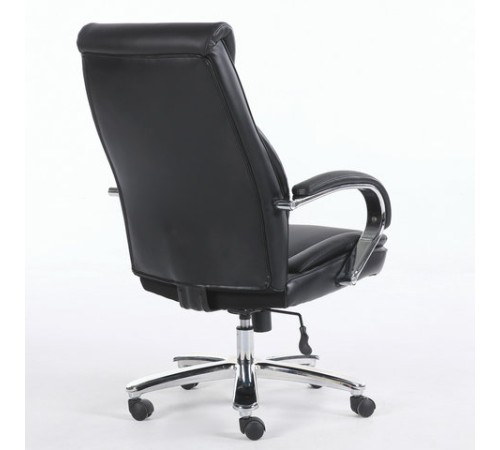 Кресло офисное BRABIX PREMIUM "Advance EX-575", хром, экокожа, черное, 531825 Кресло офисное BRABIX PREMIUM "Advance EX-575", хром, экокожа, черное, 531825