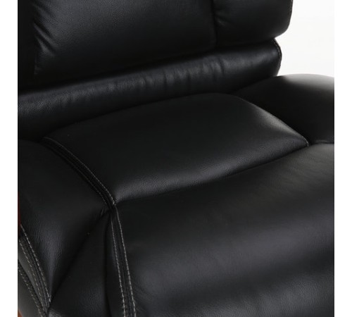 Кресло из натуральной кожи BRABIX PREMIUM "Infinity EX-707", дерево, черное, 531826