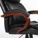 Кресло офисное BRABIX PREMIUM "Magnum EX-701", дерево, рециклированная кожа, черное, 531827