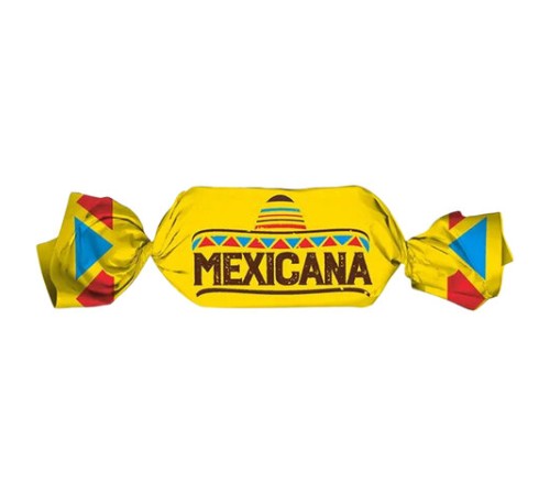 Конфеты шоколадные МЕКСИКАНА с арахисовой пастой и хрустящими шариками, 500 г, ВК271