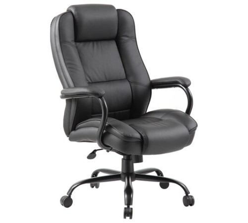 Кресло офисное BRABIX PREMIUM "Heavy Duty HD-002", усиленное, НАГРУЗКА до 200 кг, экокожа, 531829