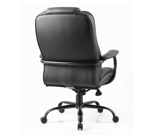 Кресло офисное BRABIX PREMIUM "Heavy Duty HD-002", усиленное, НАГРУЗКА до 200 кг, экокожа, 531829