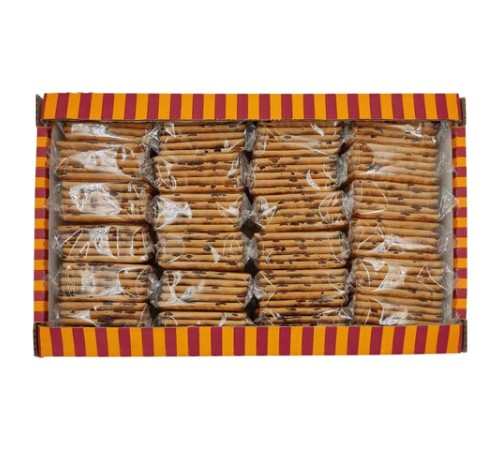 Печенье затяжное СЕМЕЙКА ОЗБИ с изюмом, яблоком и корицей 1,6 кг, по 5 шт. в индивидуальной упаковке, 1468