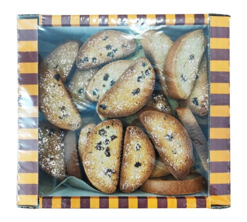 Сухари-мини СЕМЕЙКА ОЗБИ с изюмом в сахаре, 400 г, 1484