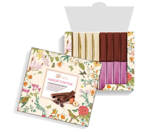 Конфеты APRIORI шоколадное ассорти 4 вкуса, 250 г, 41652