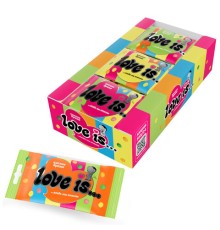 Жевательные конфеты в кислой обсыпке LOVE IS, ассорти вкусов, 42 г, 709230