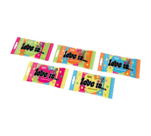 Жевательные конфеты в кислой обсыпке LOVE IS, ассорти вкусов, 42 г, 709230
